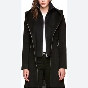 Soia & Kyo Aldora Hooded Wool Coat XS
